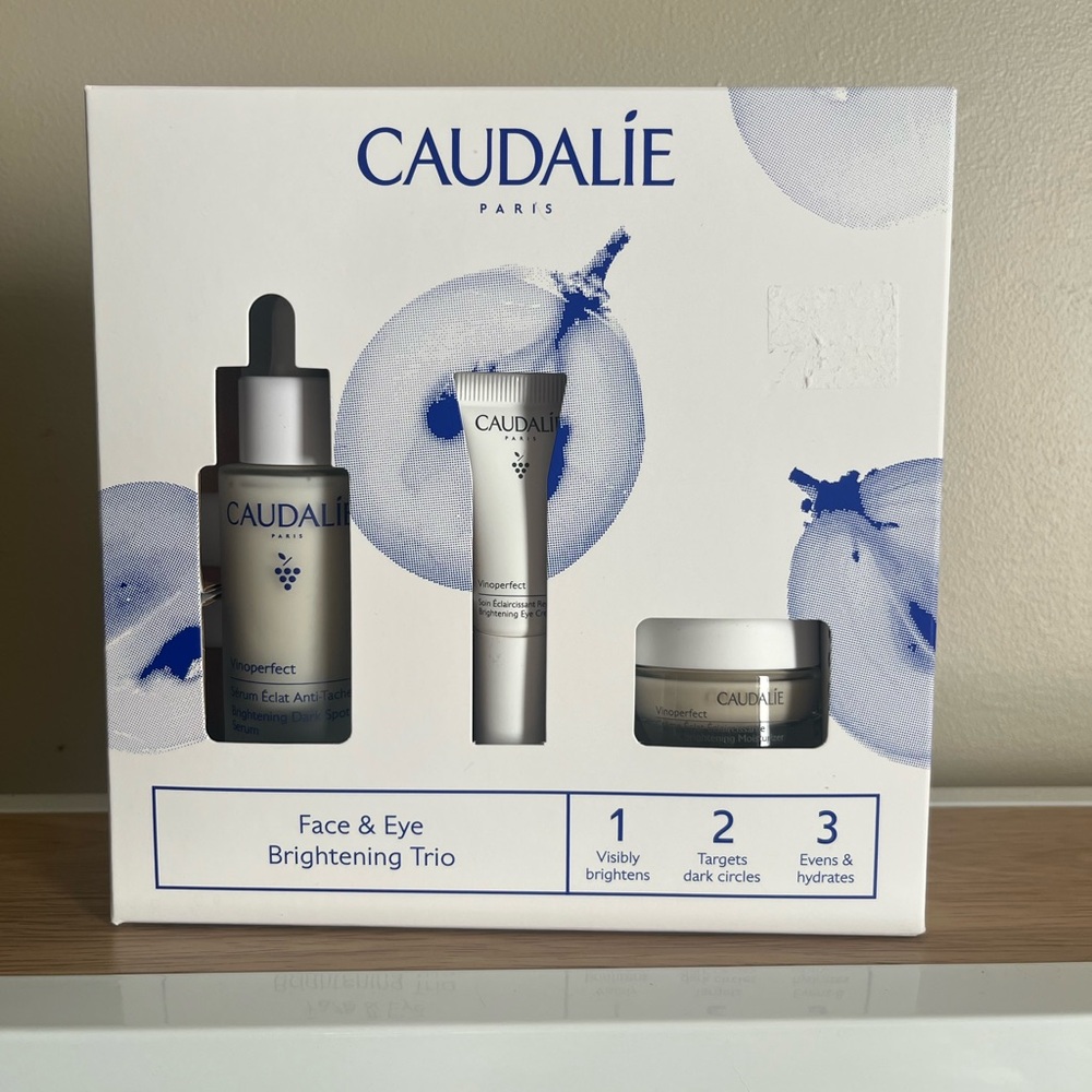 Caudalie Face & Eye Brightening Trio - White